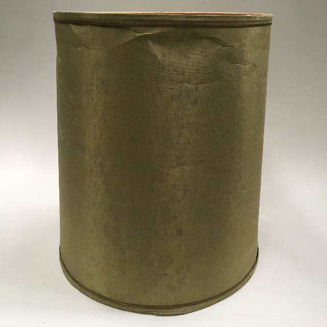 LAMPSHADE, 1960s 70s (Large) Olive Green